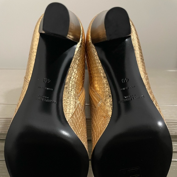 Lily 95 Gold Zip Boot - Picture 6 of 6